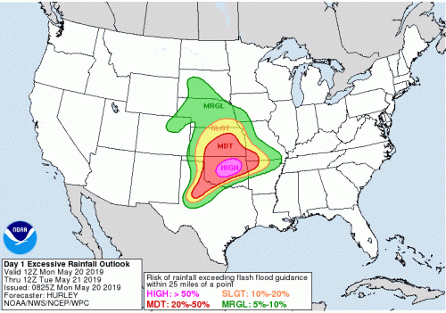 WPC Day 1 Excessive Rainfall