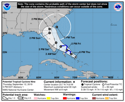 09122019 5 PM PTC 9 204713_5day_cone_no_line_and_wind.png