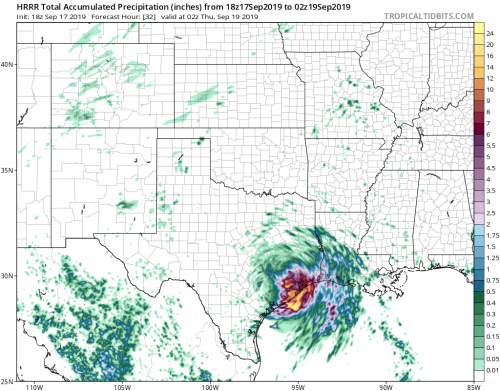 09172019 18Z HRRR 32 Hours hrrr_apcpn_scus_32.png