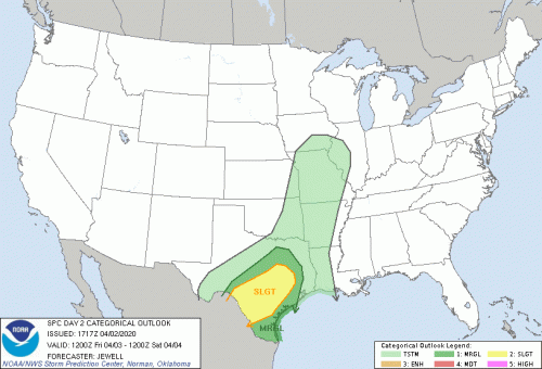 SPC Day 2  Update: Thursday PM