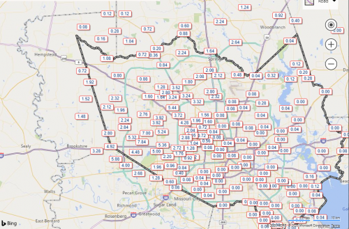 Harris County Flood Control Map