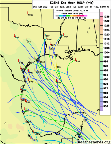 ecens_2021-08-21-12Z_228_37.518_258.526_17.08_277.451_MSLP_Surface_tracks_lows.png