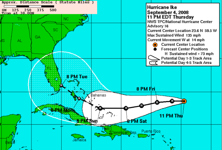 HURRICANE IKE 2008
