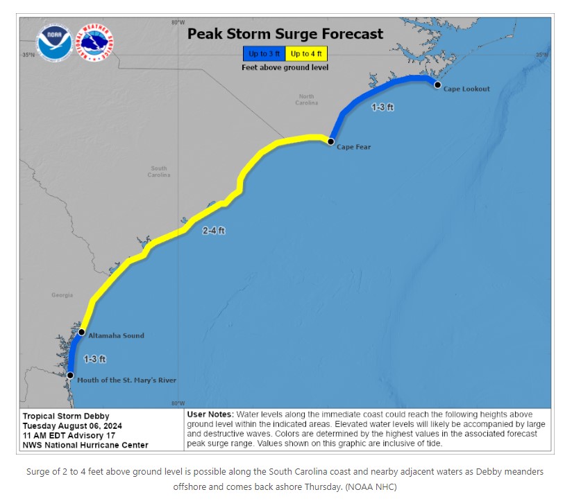 Peak Storm Surge Forecast Debby 08 06 24.jpg