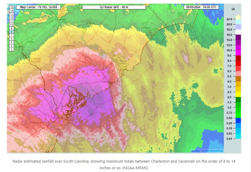 Radar Estimated Rainfall Debby South Carolina 08 06 24.jpg