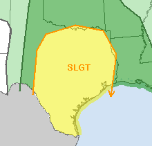 SPC Slight Risk Monday